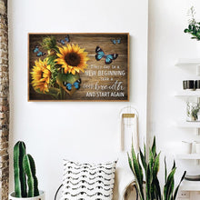 Lade das Bild in den Galerie-Viewer, Blumen-Vollbohrer Rundbohrer-50x40cm-Diamantmalerei