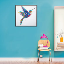 Lade das Bild in den Galerie-Viewer, Kolibri-speziell geformte Kristalldiamantmalerei-30 * 30cm