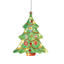 Lade das Bild in den Galerie-Viewer, 5D Weihnachten Diamant Malerei Hängeleuchte Festliche Strass Lampe Anhänger Kits