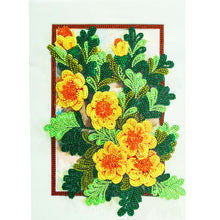 Lade das Bild in den Galerie-Viewer, Blume-speziell geformte Kristalldiamantmalerei-30 * 40CM
