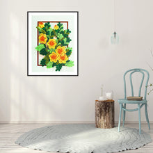 Lade das Bild in den Galerie-Viewer, Blume-speziell geformte Kristalldiamantmalerei-30 * 40CM