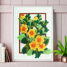 Lade das Bild in den Galerie-Viewer, Blume-speziell geformte Kristalldiamantmalerei-30 * 40CM