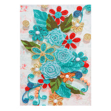 Lade das Bild in den Galerie-Viewer, Papierblume-speziell geformte Kristalldiamantmalerei-30 * 40cm