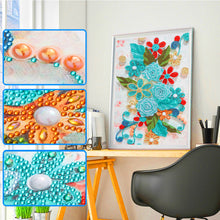 Lade das Bild in den Galerie-Viewer, Papierblume-speziell geformte Kristalldiamantmalerei-30 * 40cm