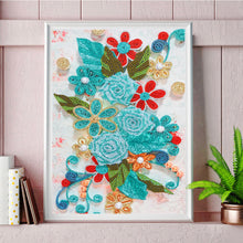 Lade das Bild in den Galerie-Viewer, Papierblume-speziell geformte Kristalldiamantmalerei-30 * 40cm