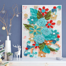 Lade das Bild in den Galerie-Viewer, Papierblume-speziell geformte Kristalldiamantmalerei-30 * 40cm