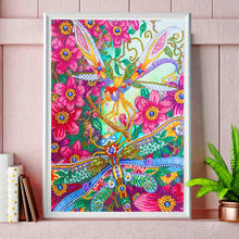 Lade das Bild in den Galerie-Viewer, Libelle-speziell geformtes Kristalldiamant-Gemälde-30*40cm