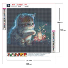 Lade das Bild in den Galerie-Viewer, Cat- Vollbild Diamond Painting