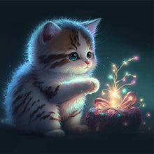 Lade das Bild in den Galerie-Viewer, Cat- Vollbild Diamond Painting