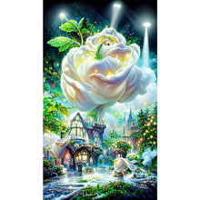 Lade das Bild in den Galerie-Viewer, Rose Castle-Full Drill Diamond Painting-40x70CM