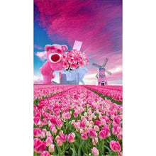 Lade das Bild in den Galerie-Viewer, Rosa Tulpen- 40x70CM