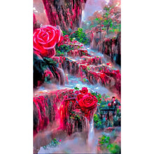 Lade das Bild in den Galerie-Viewer, Traumrosenwasserfall -40x70CM