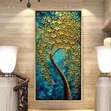 Lade das Bild in den Galerie-Viewer, Blühender Baum - volle runde Diamant-Malerei - 85x45cm