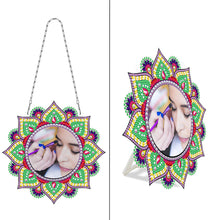 Lade das Bild in den Galerie-Viewer, Mandala Diamond painting-Hängespiegel