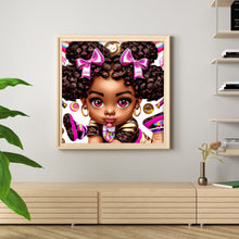 Lade das Bild in den Galerie-Viewer, Mädchen-Volle Runde Diamond Painting-30x30cm