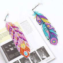 Lade das Bild in den Galerie-Viewer, DIY Diamond Painting-Feather Lesezeichen