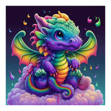 Lade das Bild in den Galerie-Viewer, Drachen-Voller Diamond Painting-30x30cm
