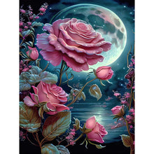 Lade das Bild in den Galerie-Viewer, Mondscheinrose-Voller Bohrer Diamond Painting