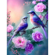 Lade das Bild in den Galerie-Viewer, Kolibri-Blume-Vollbild Diamond Painting-30x40cm