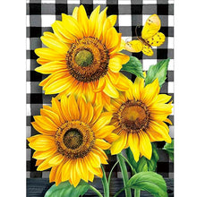 Lade das Bild in den Galerie-Viewer, Sonnenblume-Volle Runde Diamond Painting-30x40cm
