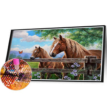 Lade das Bild in den Galerie-Viewer, Pferd-Volle Diamond Painting-40x30cm