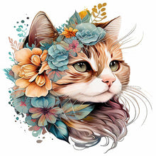 Lade das Bild in den Galerie-Viewer, Flower Animal-Voller Diamond Painting-30x30cm
