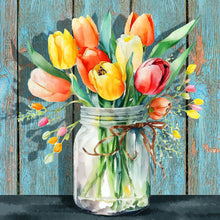 Lade das Bild in den Galerie-Viewer, Flower-Voller Diamond Painting-30x30cm