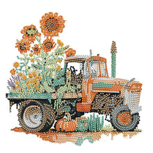 Lade das Bild in den Galerie-Viewer, Feld-Oldtimer-Teilweise spezielles Diamantgemälde-30x30cm