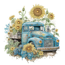 Lade das Bild in den Galerie-Viewer, Feld-Oldtimer-Teilweise spezielles Diamantgemälde-30x30cm