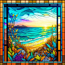 Lade das Bild in den Galerie-Viewer, Buntglas Animal-VollerDiamond Painting-30x30cm