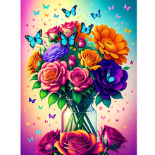 Lade das Bild in den Galerie-Viewer, Rose-Voller Round Diamond Painting-30x40cm