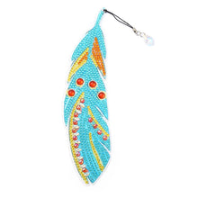 Lade das Bild in den Galerie-Viewer, DIY Diamond Painting-Feather Lesezeichen