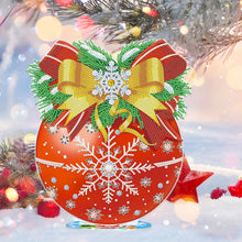 Lade das Bild in den Galerie-Viewer, DIY Weihnachtsschmuck aus Holz mit Kristall- und Diamantmalerei