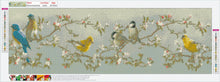 Lade das Bild in den Galerie-Viewer, Vögel - volle Runde Diamant-Malerei - 80x30cm