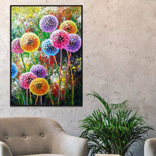 Lade das Bild in den Galerie-Viewer, Löwenzahn - voller runder Diamant - 40x30cm