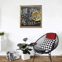 Lade das Bild in den Galerie-Viewer, Tafel - runder Runder Diamant - 30x30cm