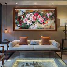 Lade das Bild in den Galerie-Viewer, Blume - volle Runde Diamant-Malerei - 100x55cm