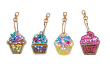 Lade das Bild in den Galerie-Viewer, 4PCS / SET DIAMANTMALEREI SCHLÜSSELANHÄNGER