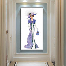 Lade das Bild in den Galerie-Viewer, Kleid Lady - Full Round Diamond Painting
