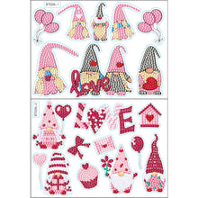 Lade das Bild in den Galerie-Viewer, 2pcs Weihnachten DIY Diamond Drawing Aufkleber