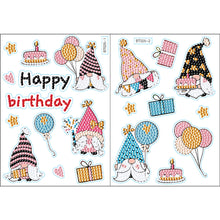 Lade das Bild in den Galerie-Viewer, 2pcs Weihnachten DIY Diamond Drawing Aufkleber