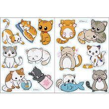 Lade das Bild in den Galerie-Viewer, 2pcs Cartoon diy Diamantzeichnungsaufkleber