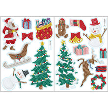 Lade das Bild in den Galerie-Viewer, 2pcs Weihnachten DIY Diamond Drawing Aufkleber