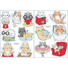 Lade das Bild in den Galerie-Viewer, 2pcs Cartoon diy Diamantzeichnungsaufkleber
