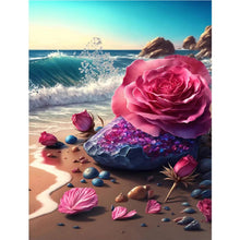 Lade das Bild in den Galerie-Viewer, Strandlandschaft - Vollbohrer-Diamantmalerei
