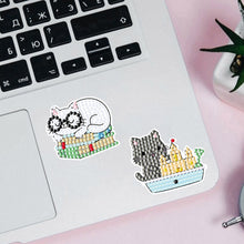 Lade das Bild in den Galerie-Viewer, 2pcs Cartoon diy Diamantzeichnungsaufkleber