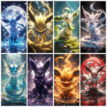 Lade das Bild in den Galerie-Viewer, Pokemon Eevee -  Diamond Painting - 30*55cm
