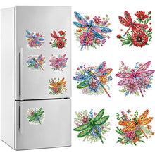 Lade das Bild in den Galerie-Viewer, 6/7 Teile/Set-Schmetterling/Eule-Diamant Malerei Magnet Kühlschrank
