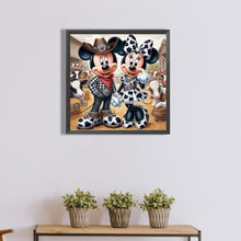 Lade das Bild in den Galerie-Viewer, Mickey And Minnie-Voll  Diamond Painting-40x40cm
