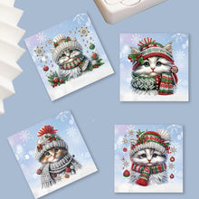 Lade das Bild in den Galerie-Viewer, 6/8/12Pcs/Set Weihnachts-Diamant-Grußkarten
